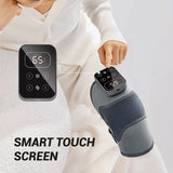 Kniebrace met Warmte en Massage | Verstelbare Pasvorm | USB-Voeding