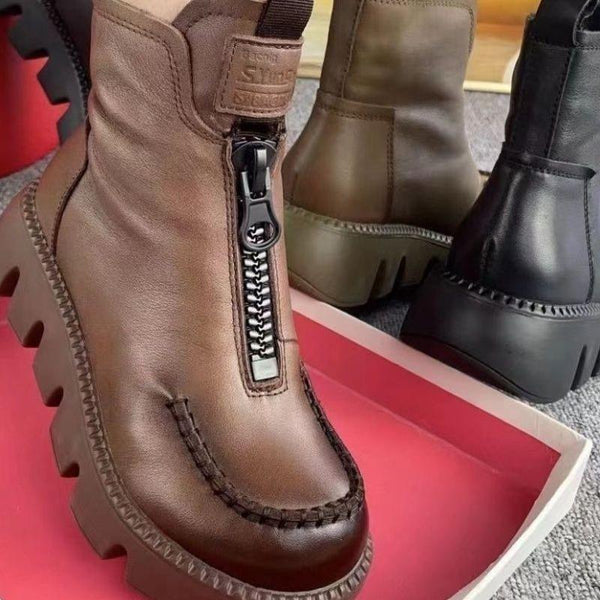 Isabella™ Leren Retro Boots