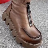 Isabella™ Leren Retro Boots