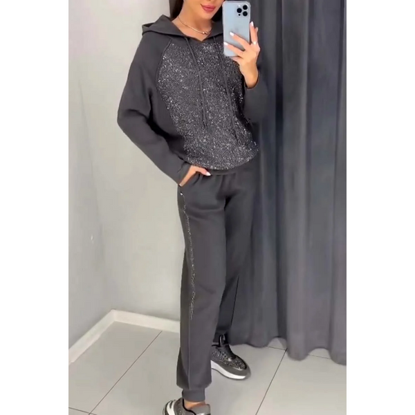 Irmela™ Hooded Sweatshirt en Broek Set
