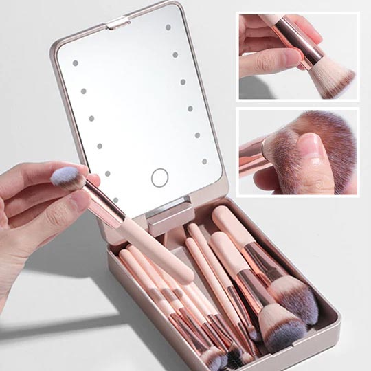 ReisGloed™ Georganiseerde Reis Make-up Set