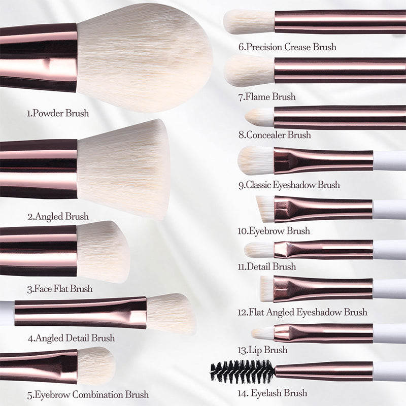 ReisGloed™ Georganiseerde Reis Make-up Set