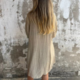 Nadine™ Set Van Shirt Met Lange Mouwen en Shorts