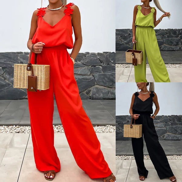 Lucy™ Wijde Pijpen Jumpsuits