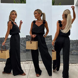 Lucy™ Wijde Pijpen Jumpsuits