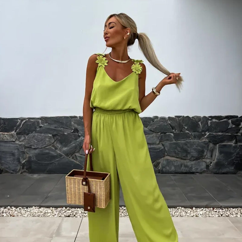 Lucy™ Wijde Pijpen Jumpsuits