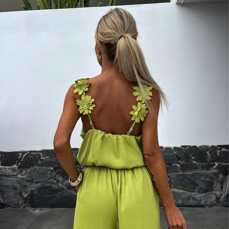 Lucy™ Wijde Pijpen Jumpsuits