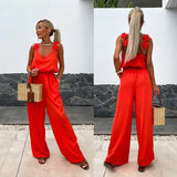 Lucy™ Wijde Pijpen Jumpsuits