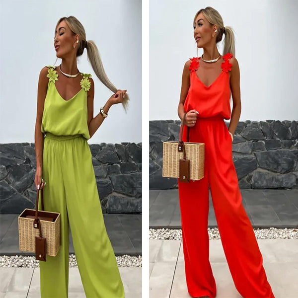 Lucy™ Wijde Pijpen Jumpsuits