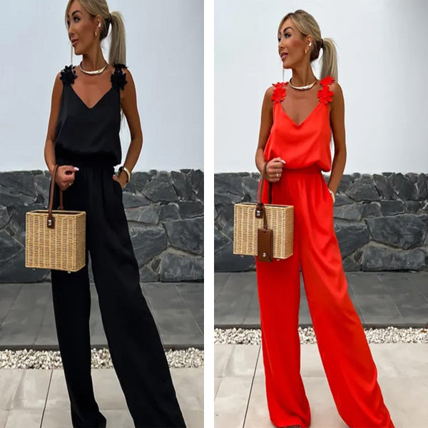 Lucy™ Wijde Pijpen Jumpsuits