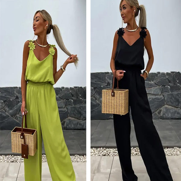 Lucy™ Wijde Pijpen Jumpsuits