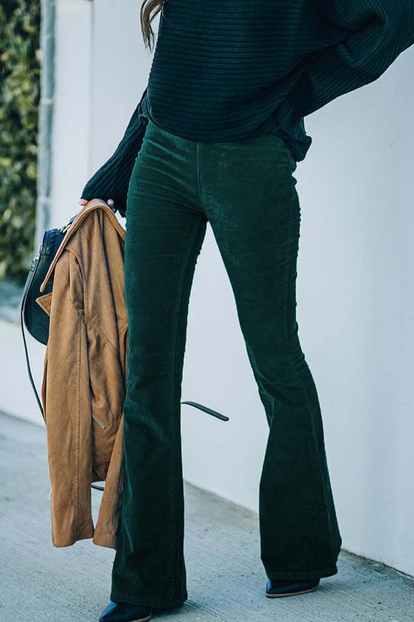 Gabriella™ Corduroy broek met hoge taille