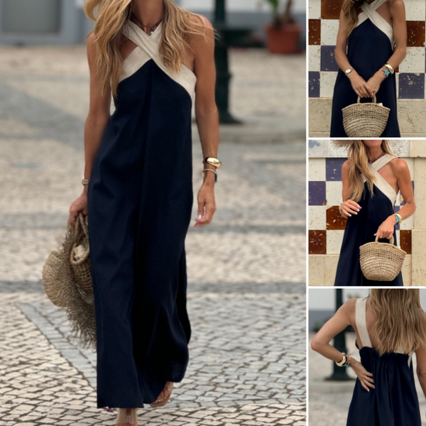 Skylar™ Halternekk Maxi-jurk