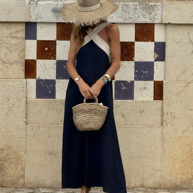 Skylar™ Halternekk Maxi-jurk