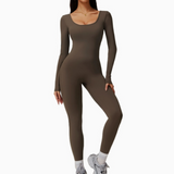 Hazel™ Slim-Fit Rugloze Jumpsuit