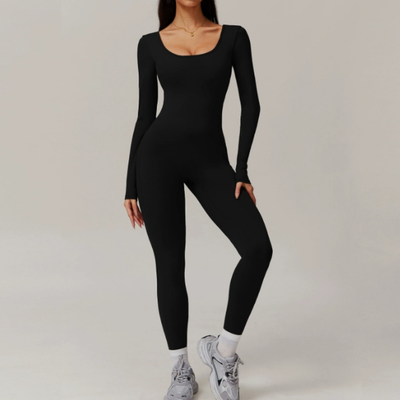 Hazel™ Slim-Fit Rugloze Jumpsuit