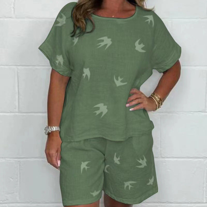 Penelope™ Katoenen en Linnen Shorts Set