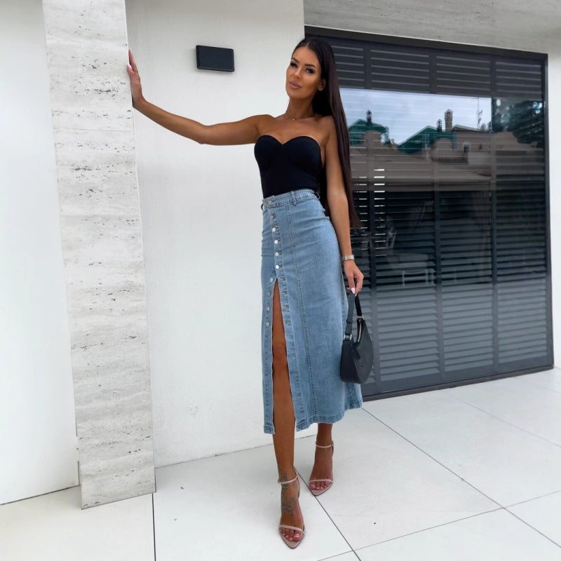 Jam™ Stijlvolle Denim Rok