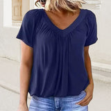 Janelle™ Zachte Gekreukelde Blouse
