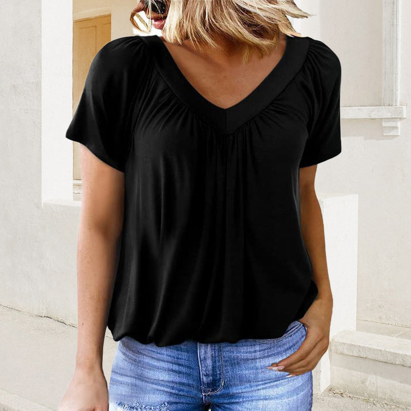 Janelle™ Zachte Gekreukelde Blouse
