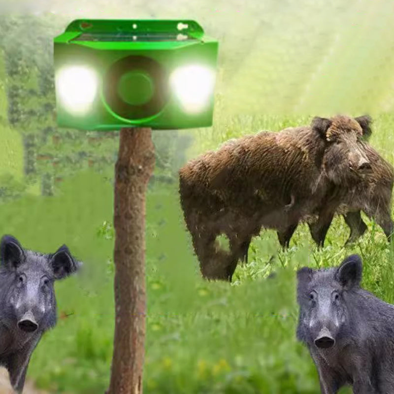 Solar Afweerapparaat | Zonne-energie | Knipperlicht & Geluidsalarm | Weerbestendig