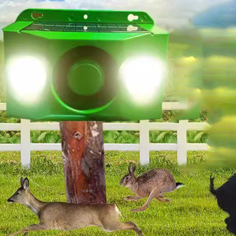 Solar Afweerapparaat | Zonne-energie | Knipperlicht & Geluidsalarm | Weerbestendig