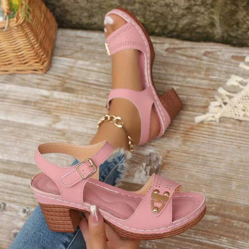 Harper™ Sandalen met bandjes en hakken