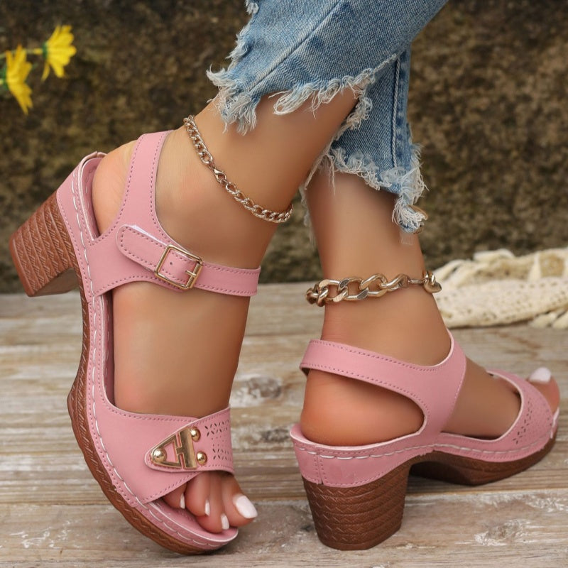 Harper™ Sandalen met bandjes en hakken