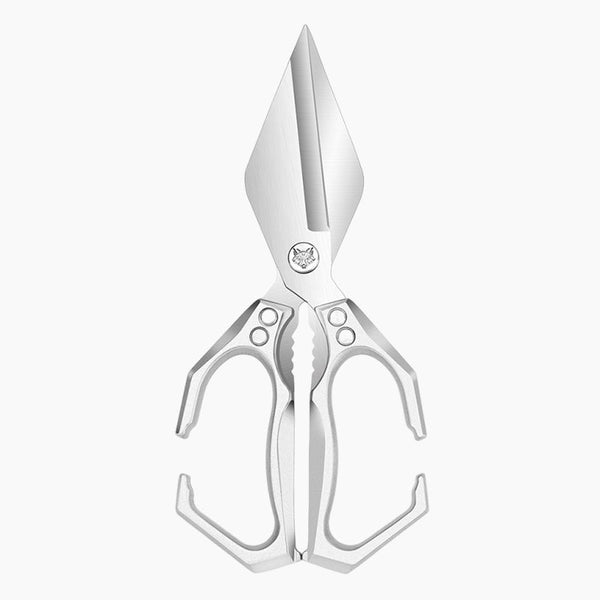 KnipMeester Multifunctionele Keukenschaar | Ultrascherpe Precisie | Ergonomisch & Duurzaam RVS