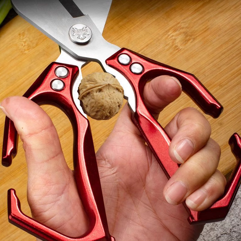 KnipMeester Multifunctionele Keukenschaar | Ultrascherpe Precisie | Ergonomisch & Duurzaam RVS