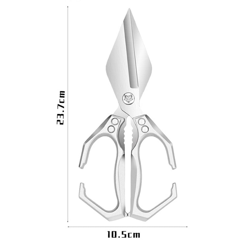 KnipMeester Multifunctionele Keukenschaar | Ultrascherpe Precisie | Ergonomisch & Duurzaam RVS