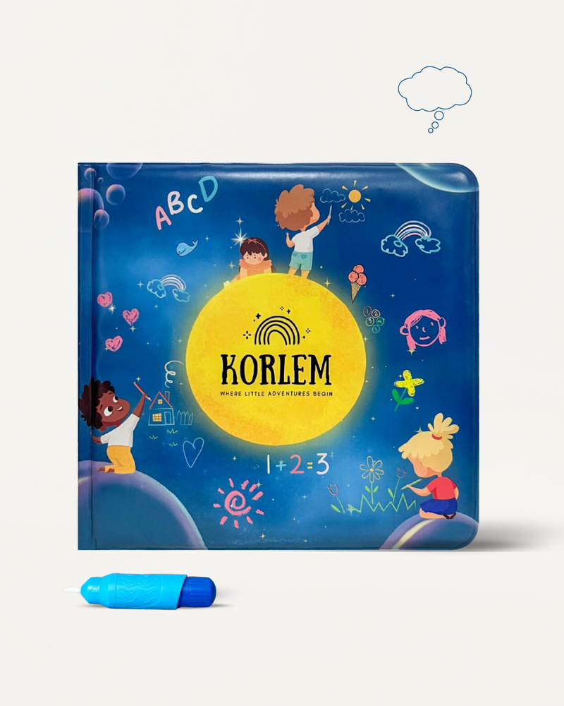 KleurenWonder™ Magisch Waterkleurboek | Herbruikbaar | Geen Rommel, Alleen Plezier