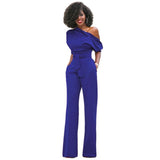 Asymmetrisch elegante jumpsuit voor dames | formeel