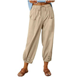 Adelheid™ Zomer katoenen linnen broek